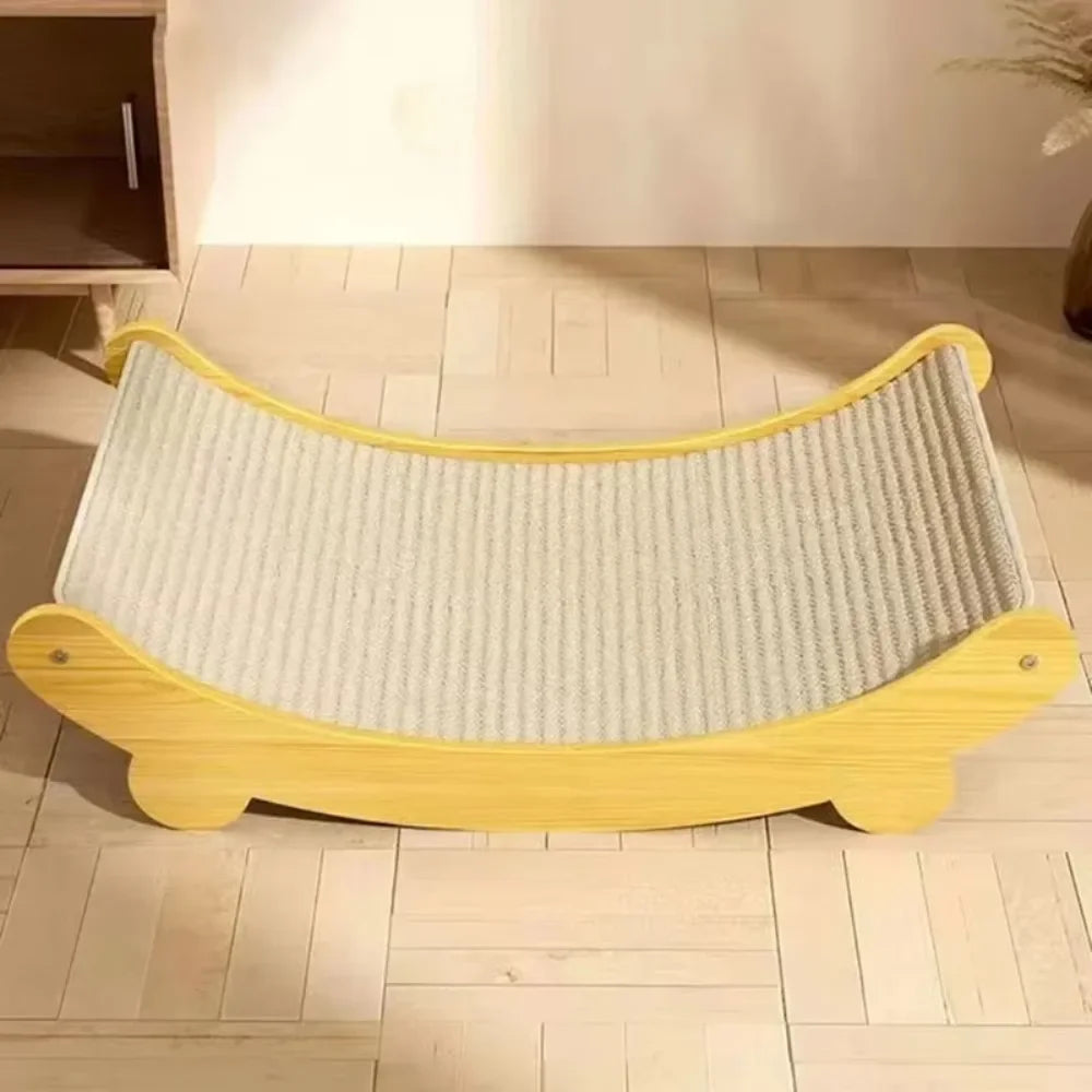 3-in-1 Cat Scratching Board Sisal Felt Combo Detachable Pad Pet Bed Durable Multi-Level Claw Training for Multi-Cat Households