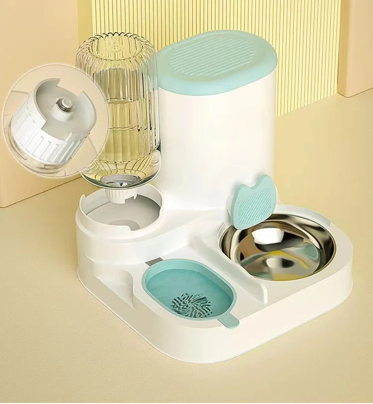Cat bowl automatic feeder for cats, pets, water dispensers, integrated cat bowl, cat food basin, dogs, eating, drinking wa
