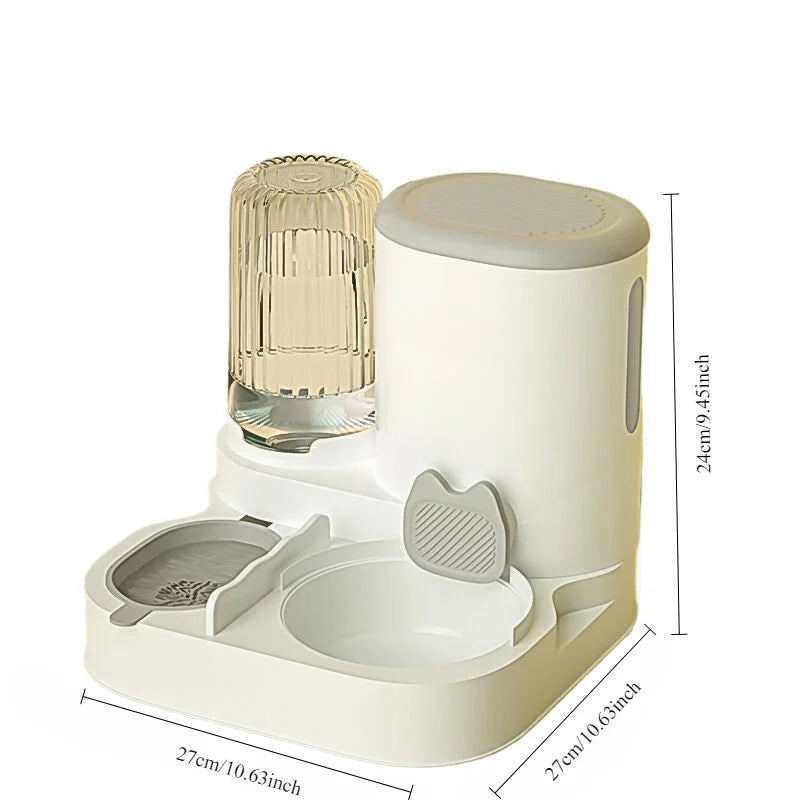 Cat bowl automatic feeder for cats, pets, water dispensers, integrated cat bowl, cat food basin, dogs, eating, drinking wa