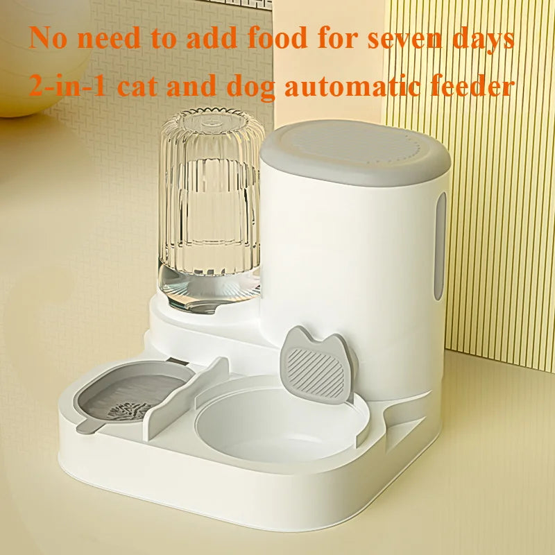 Cat bowl automatic feeder for cats, pets, water dispensers, integrated cat bowl, cat food basin, dogs, eating, drinking wa