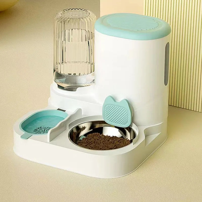 Cat bowl automatic feeder for cats, pets, water dispensers, integrated cat bowl, cat food basin, dogs, eating, drinking wa