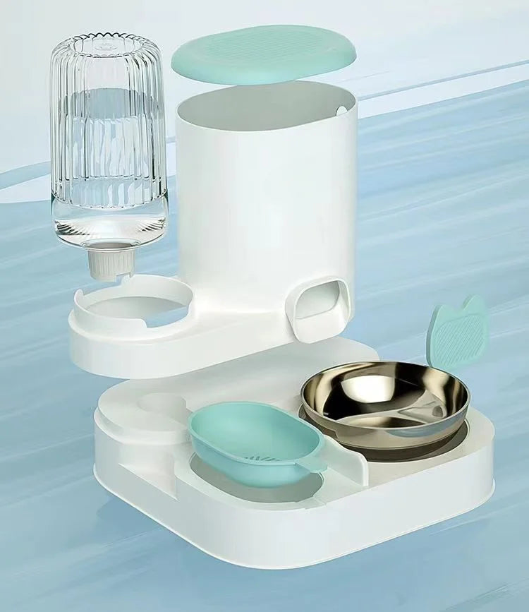 Cat bowl automatic feeder for cats, pets, water dispensers, integrated cat bowl, cat food basin, dogs, eating, drinking wa